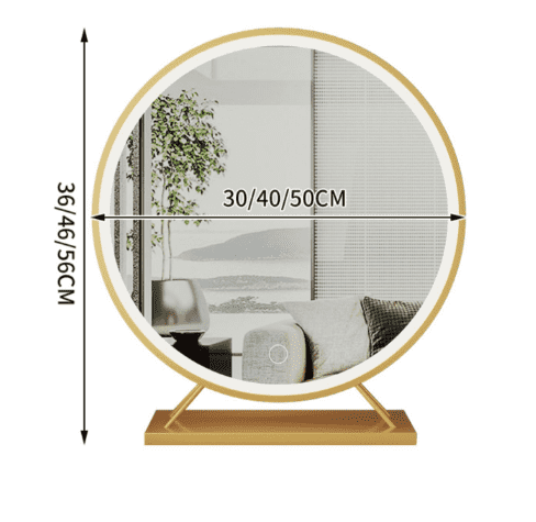 q0zmfyaqckr7775.png Smart Charging Mirror Cosmetic Mirror Desktop Led With Fill Light Net Red Ins Light Luxury Luminous Dressing Mirror - WOSEN Mirror