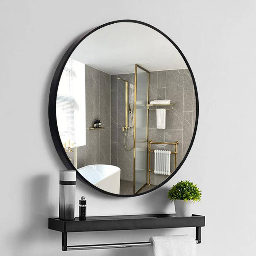 Customized Wholesale Bathroom Cabinet Mirror Round Home Decor Wall Mirror with Shelf Mirror Hanging Wall Wash Face - WOSEN Mirror