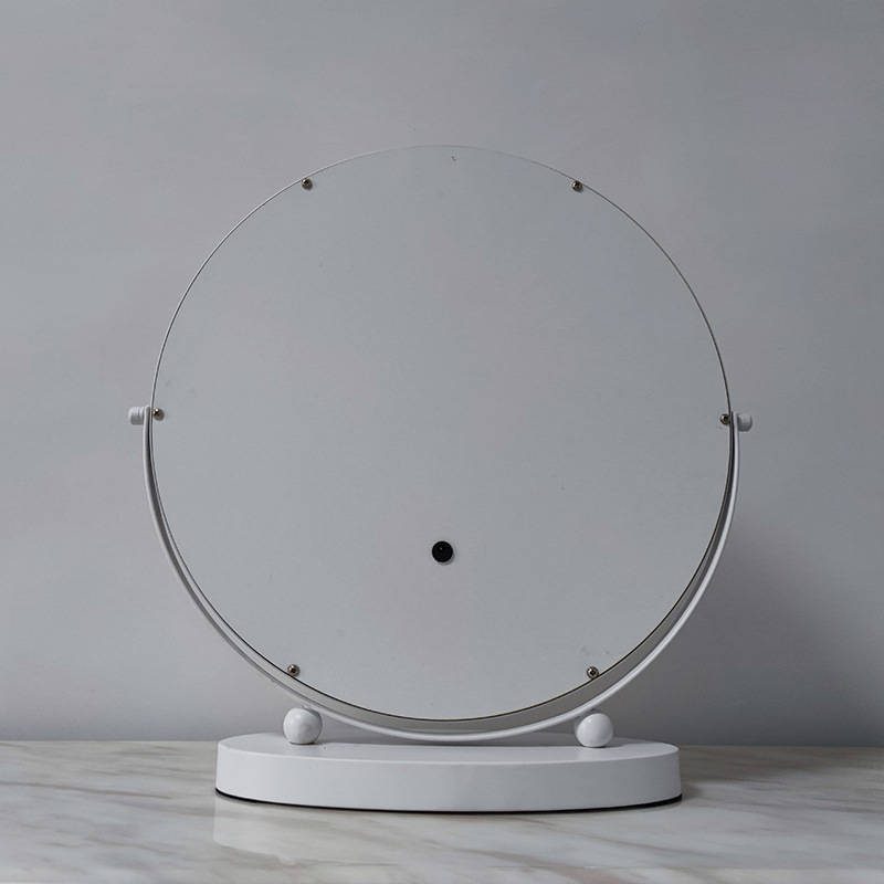 qabs3cuyq4k7174.jpg Best Selling Table Desktop Makeup Mirror Metal Frame LED Light Round Vanity Mirror With Touchscreen Lights That Can Light up - WOSEN Mirror