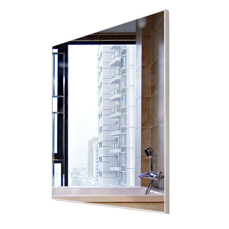 qdmo0ukgdug2108.jpg Hotel Bathroom Mirror Rectangle Aluminum Alloy Frame Wall Hanging Mirror Bedroom Simple Home Decorative Mirror - WOSEN Mirror