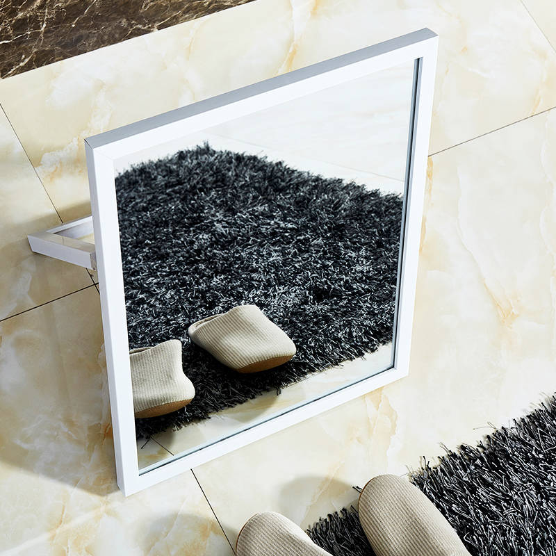 qflmjtbgapq17743.jpg Black Frame Small Stand Floor Mirror for Shoe Store - WOSEN Mirror