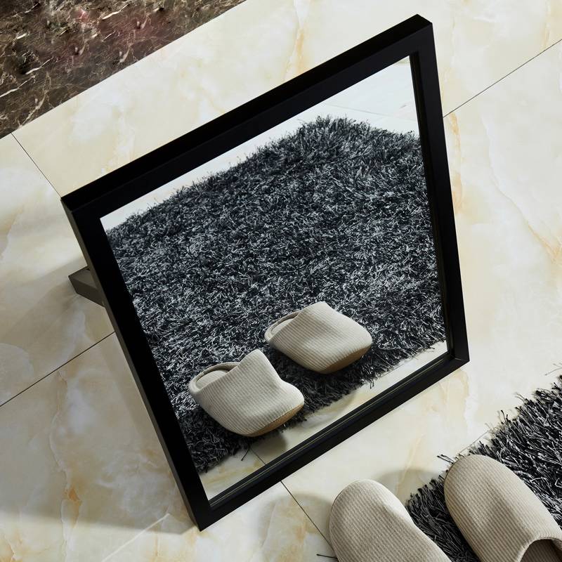 qk0zhj1kbc418594.jpg White Frame Small Stand Floor Shoes Mirror for Shoe Store - WOSEN Mirror
