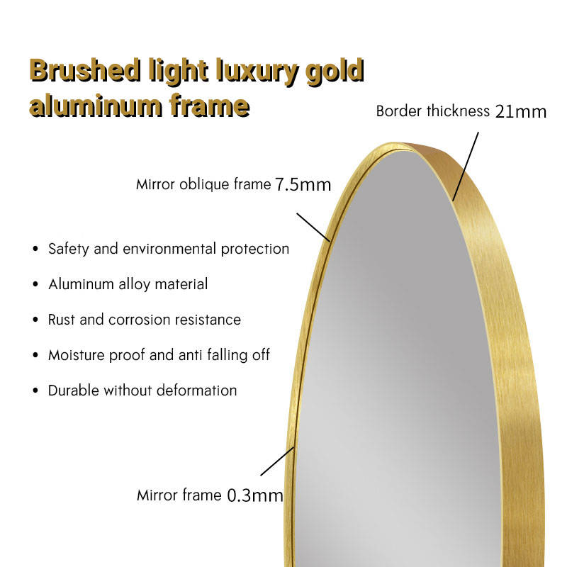 qutzb24w1109230.jpg Decor Wall Mirror Edging Framed Bathroom Dressing Mirror Make up Vanity Set with Mirror - WOSEN Mirror