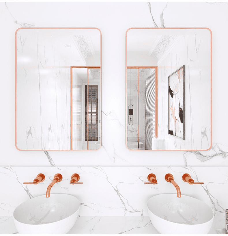rb221ckicxq2133.png Factory Direct Selling Home Decoration Makeup Mirror Corner Bath Mirror Bathroom Wall Hanging Mirror - WOSEN Mirror