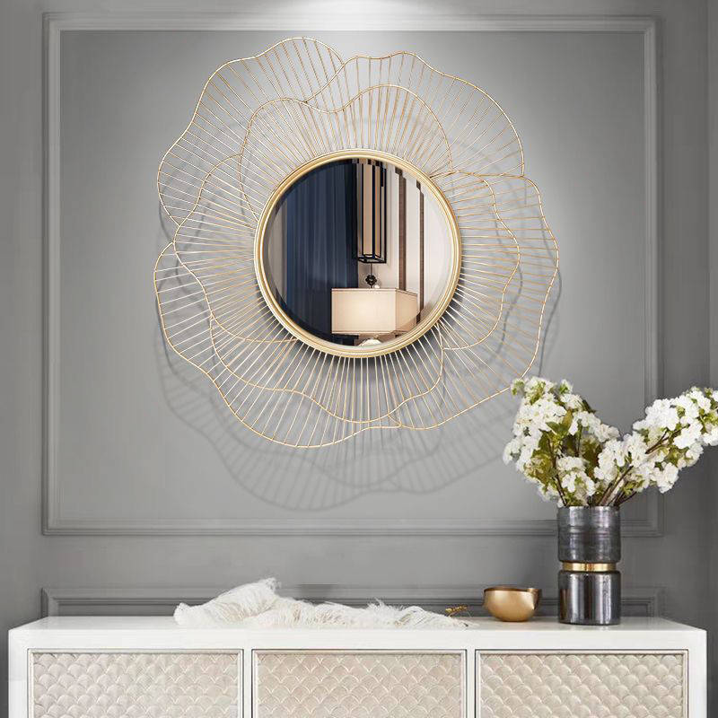 rm3tjpevtlk8665.jpg Customizable Luxury Irregular Iron Frame Wall Mirrors for Home/Hotel Use - WOSEN Mirror