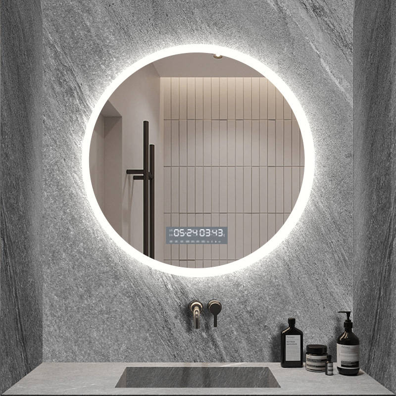 rqwoefcn1nk5520.jpg Modern LED Illuminated Frameless round Bathroom Mirror with Antifog Smart Lighting for Hotels Graphic Design Solution - WOSEN Mirror