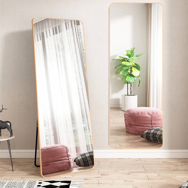 rv0ei5o23b220251.jpg Net Red Full Body Mirror Girl Bedroom Wall Hanging Floor Mirror Home Girl Standing Mirror - WOSEN Mirror