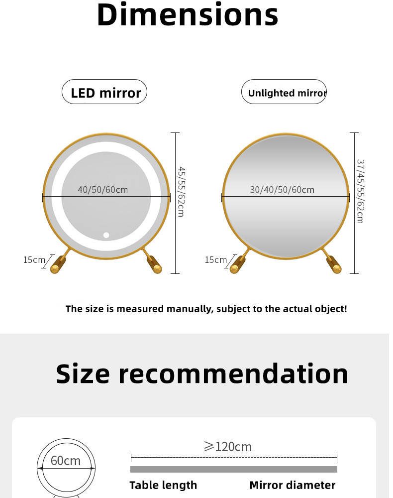 rywggmqx21q5452.jpg Modern Red Desktop Makeup Mirror Girls’ Dormitory Bedroom with Makeup Light Mirror Mirror Makeup - WOSEN Mirror