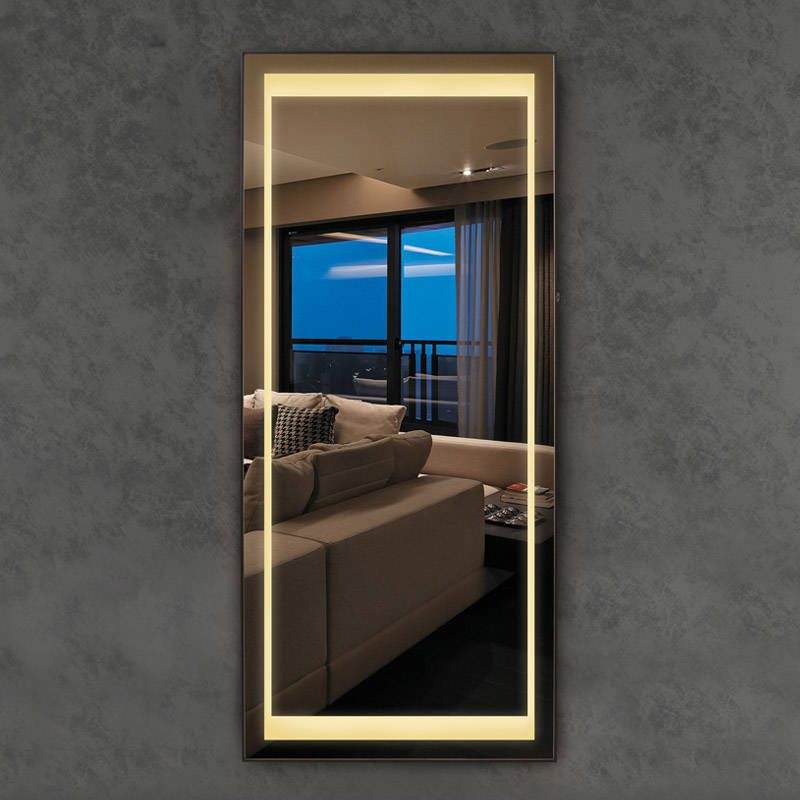 s2exsotkf5316918.jpg Wholesale LED Large Floor Dressing Mirror Stand Full Length Beveled Mirror Led Mirrors Decor Wall - WOSEN Mirror