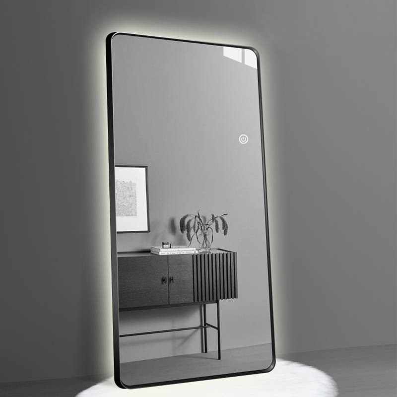 sufi50bhley11992.jpg Customizable Modern and Simple Rectangular Aluminum Alloy Frame LED Mirror for Home Use - WOSEN Mirror