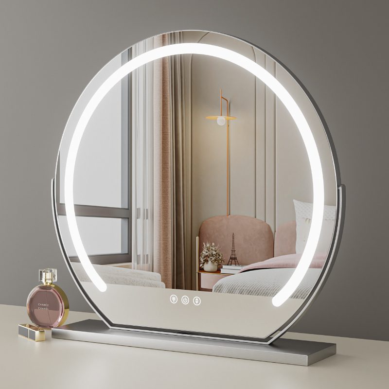 swsh34gq4va5899.png Modern LED Cosmetic Mirror with Smart Charging Supplementary Light Framed Glass Design Personalized for Dormitory or Home Use - WOSEN Mirror