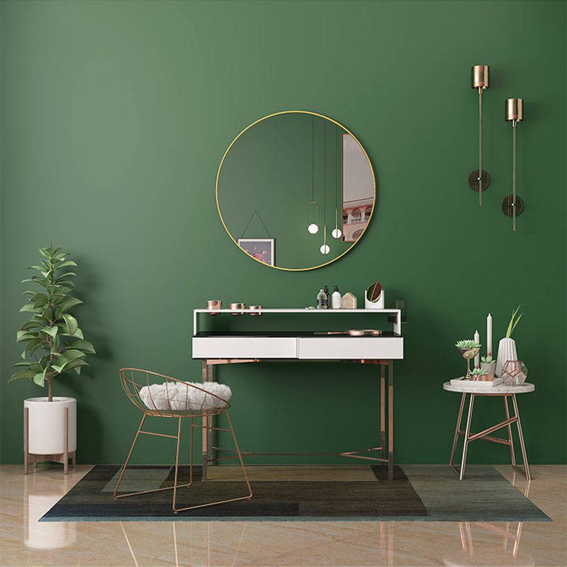t0gtv0fr4lg1769.jpg Best Sale Home Bathroom Bedroom Living Room Wall Decor Mirror Design Wall Decoration Gold Metal Round Mirror Wall Mirror - WOSEN Mirror