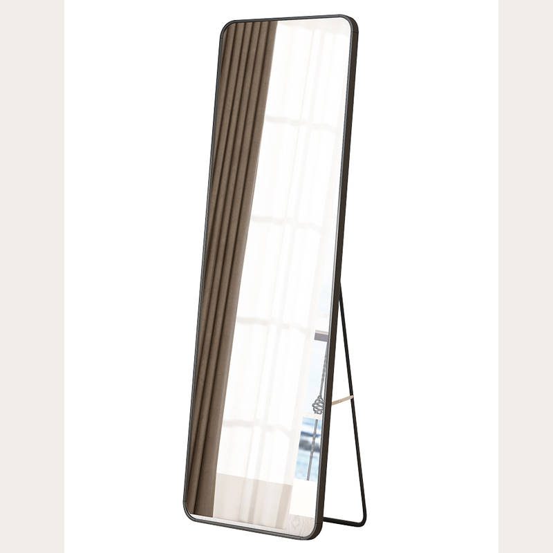 tevspsa2us420335.jpg Black Gold Alloy Frame Full Body Mirror for Hotels and Home - WOSEN Mirror