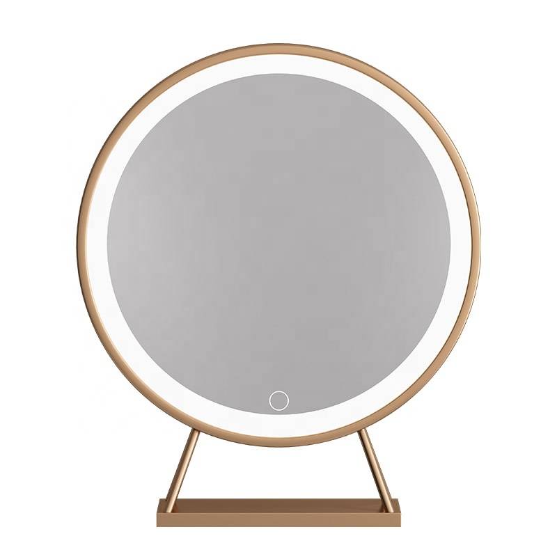 tl2fzc0a3fh7991.jpg Modern LED Cosmetic Mirror round Glass Vanity Dressing Table Makeup Mirror with Light for Bathroom Decorative Use - WOSEN Mirror