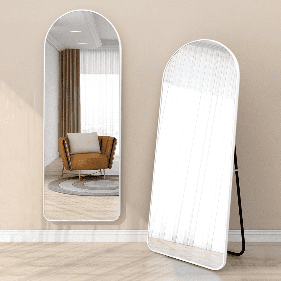 tnskhet0ukv19844.png Large Aluminium Dressing Mirror Full Body Stand for Bedroom Wall Floor Length Hanging Home Wall Fitting Arch Mirror Design - WOSEN Mirror