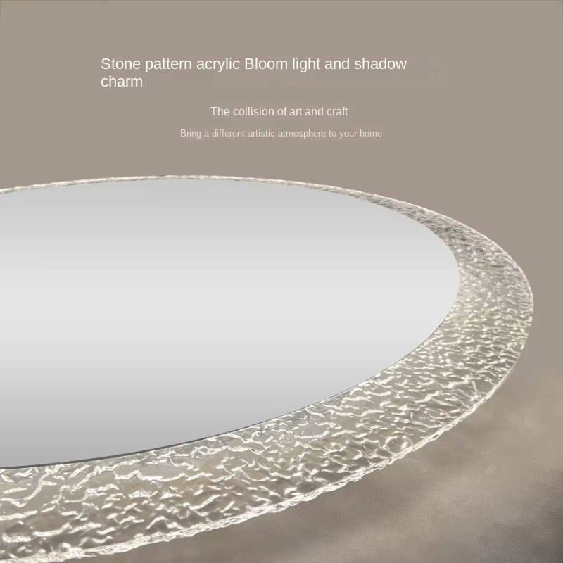 tsz1mktqzso3603.jpg Modern round LED Smart Mirror Wall-Mounted Bathroom Vanity with Illuminated Oval Shape Featuring Basins and Toilets - WOSEN Mirror