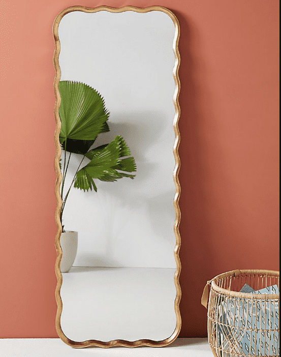 tvflehmriep18409.png Wall Mounted Large Floor Mirror Light Luxury Wall Mounted European Style Fitting Mirror - WOSEN Mirror
