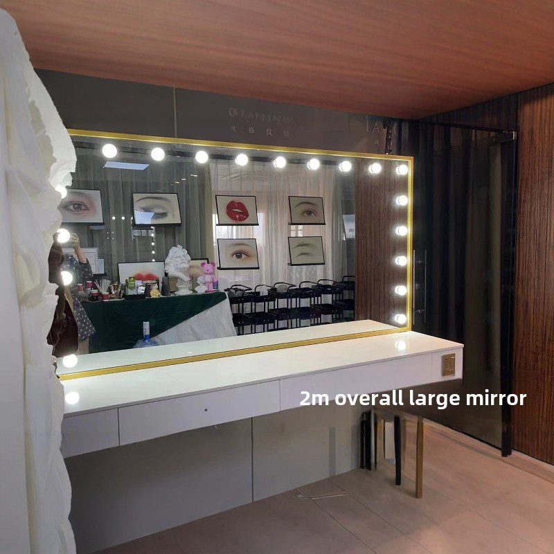 tvzxbqcitpj5998.png LED-Lighted Large High Definition Vanity Makeup Mirror for Bedroom Wedding Dress Shop Studio Photo Dressing Room Fill Light for - WOSEN Mirror