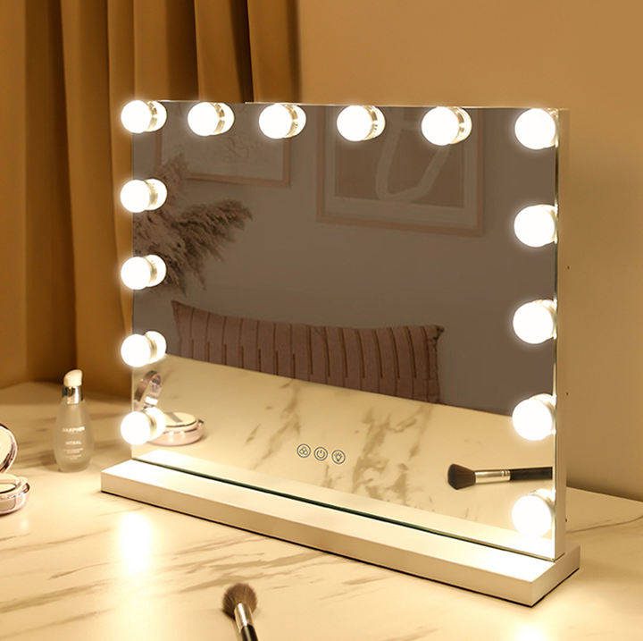 Factory Custom Makeup Mirror Style LED Vanity Mirror with Dimmer LED Bulbs for Makeup Dressing Table - WOSEN Mirror