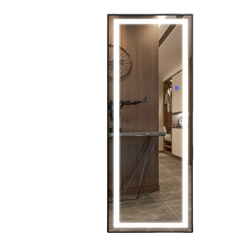 uftckn0pmob18712.jpg Customizable Modern LED Full-Length Rectangle Floor Mirror Aluminum Alloy Frame for Home or Hotel Use - WOSEN Mirror