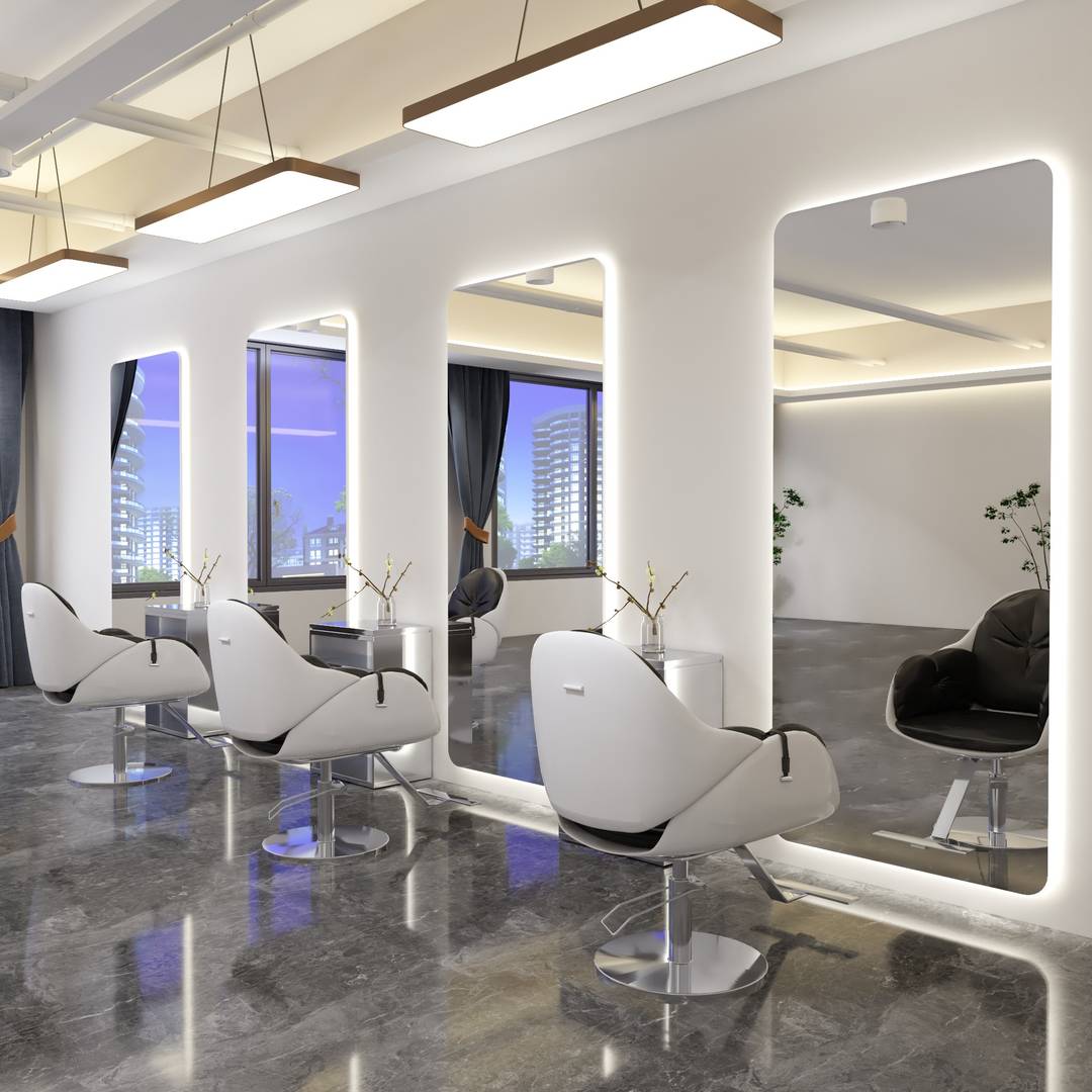 uljpjvwhchz4473.jpg Internet Popular LED Salon Mirror for Hair Salon Simple Barber Shop Wall Hanging Frameless Hairdressing Shop Mirror - WOSEN Mirror