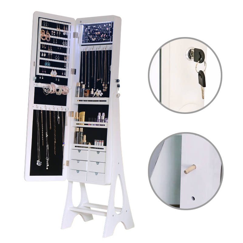 uqwiiisgp4c19528.jpg Factory Wholesale Luxury Jewelry Cabinet Jewelry Storage Cabinet Jewelry Organization Mirror Cabinet Be Hung on the Door or Wall - WOSEN Mirror