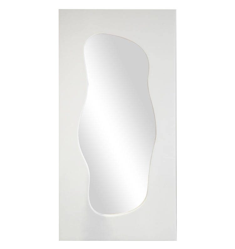 uxi425vd1uy20360.jpg Contemporary Full-Length Floor Mirror with Backlight Wave Design Light Emitting Home Decoration Mirror - WOSEN Mirror
