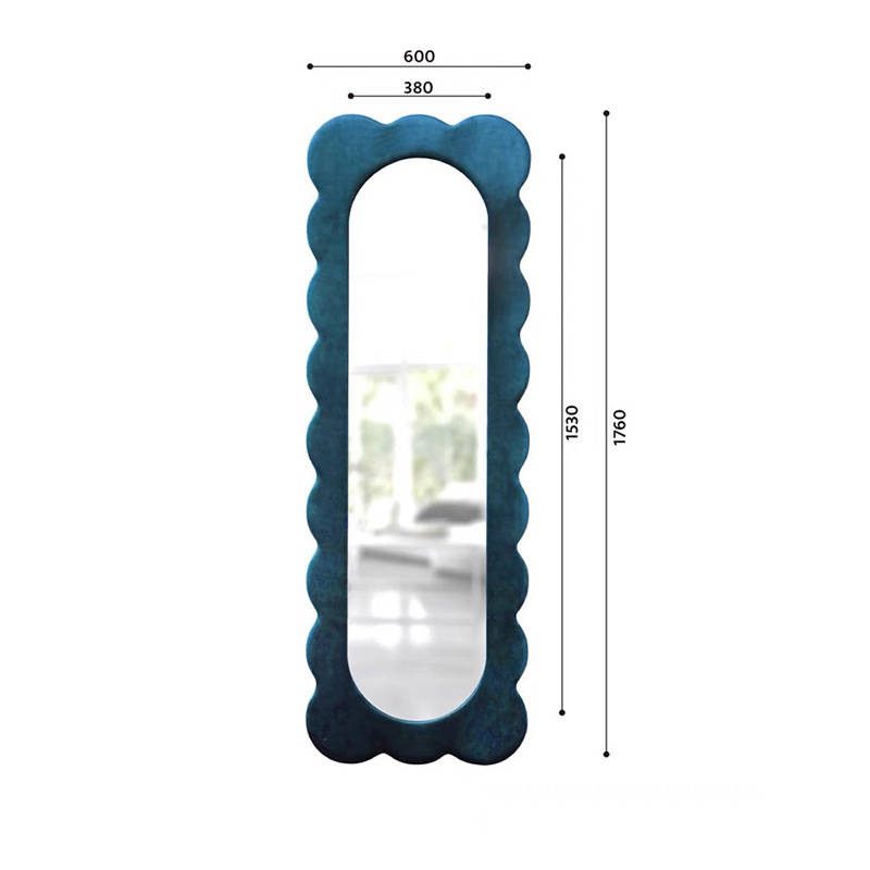 Household Full-length Floor Mirror Bedroom Fitting Mirror, Nordic Light Luxury Stereo Mirror - WOSEN Mirror