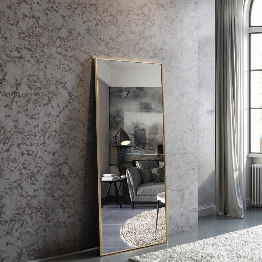 v5uwsd5pmpu18001.png Modern Luxury Free Standing Dressing Mirror Full-Body Large Mirror for Decorative Usage - WOSEN Mirror