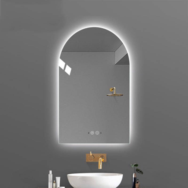Modern Style Lighting Mirror Frameless Wall Hanging Bathroom Make-up Mirror with Luminous Touch Intelligent Decoration - WOSEN Mirror