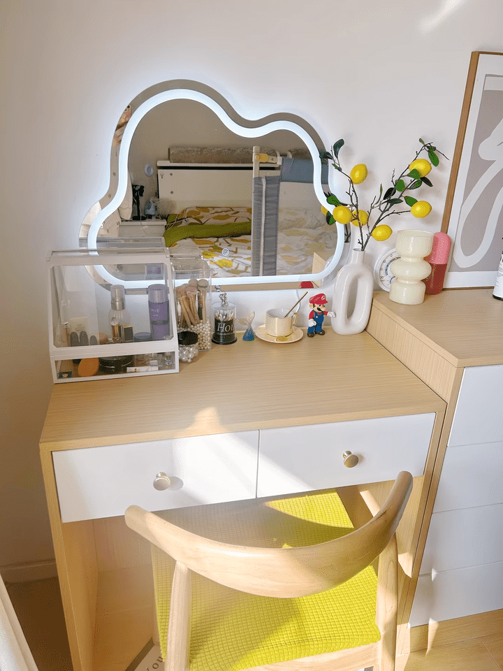 vo03sz2f3jl5874.png Cloud Intelligent LED Wall-Mounted Makeup Mirror Luminous Light and Unique Design for Bathroom Use - WOSEN Mirror