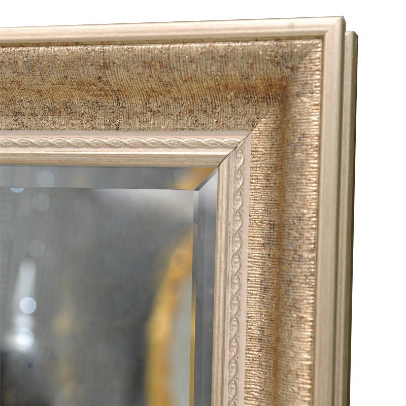 Art Deco Style Full-Length Decorative Mirror with Gold Frame Made of Plastic - WOSEN Mirror