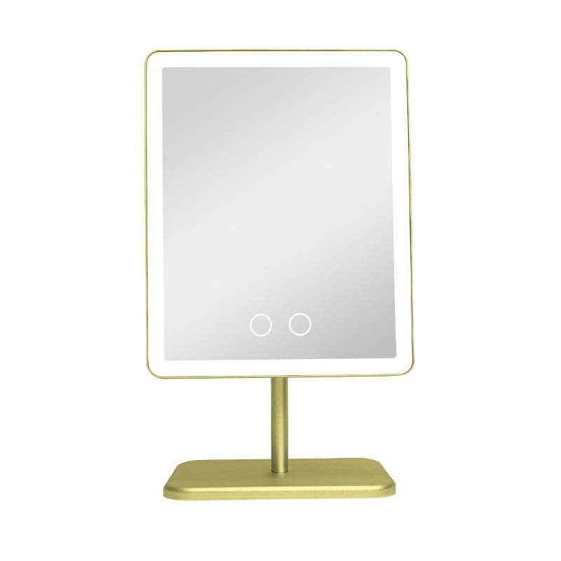 vucn4s3ij2f6818.jpg Creative Rechargeable LED Smart Touch Screen Portable Makeup Mirror Modern Design 3 Light Vanity Mirror Magnetic Metal Feature - WOSEN Mirror