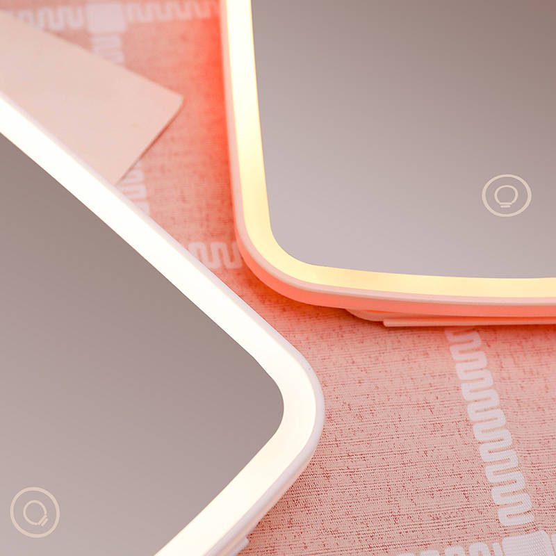 vvwpyld15ku7390.jpg Rechargeable USB Led Makeup Mirror Household Vanity Delicate Hand Makeup Mirror - WOSEN Mirror