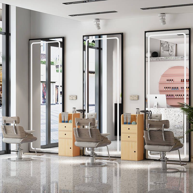vz3mszpraoq4815.jpg Smart Hotel Custom Touch Screen Anti-fog Backlight Led Light Bathroom Hairdressers Mirror - WOSEN Mirror