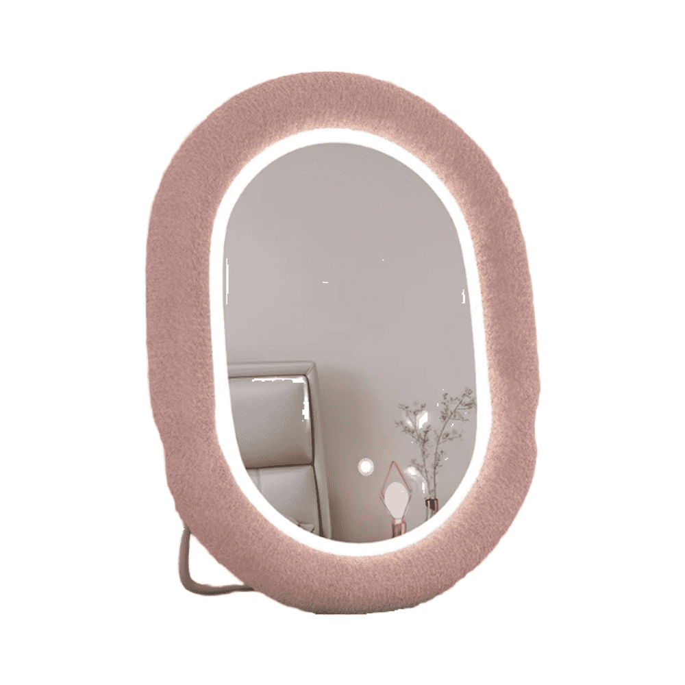 w3mlh5hoeti6024.png Luxury Advanced Sense Smart Dressing Table Mirror Master Bedroom Desktop Makeup Cosmetic Mirror with Special-Shaped Light - WOSEN Mirror