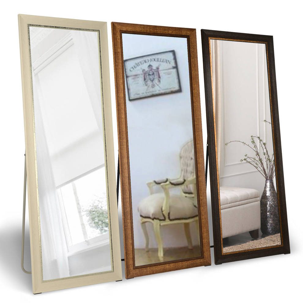 Minimalist Art Deco Bathroom Wall Mirror Plastic Flooring Decorative Mirror for Home and Hotel Decor - WOSEN Mirror