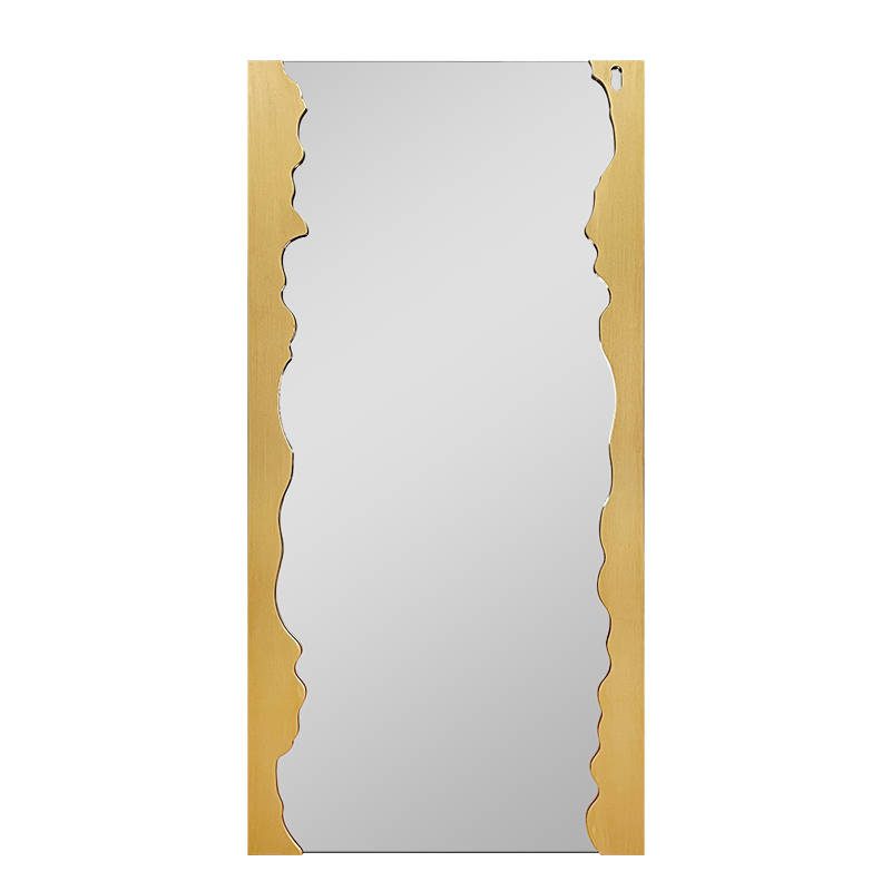 Artistic Simple Wall Hanging Full-length Mirror Clothing Store Light Luxury Floor Mirror Standing Mirror Against the Wall - WOSEN Mirror