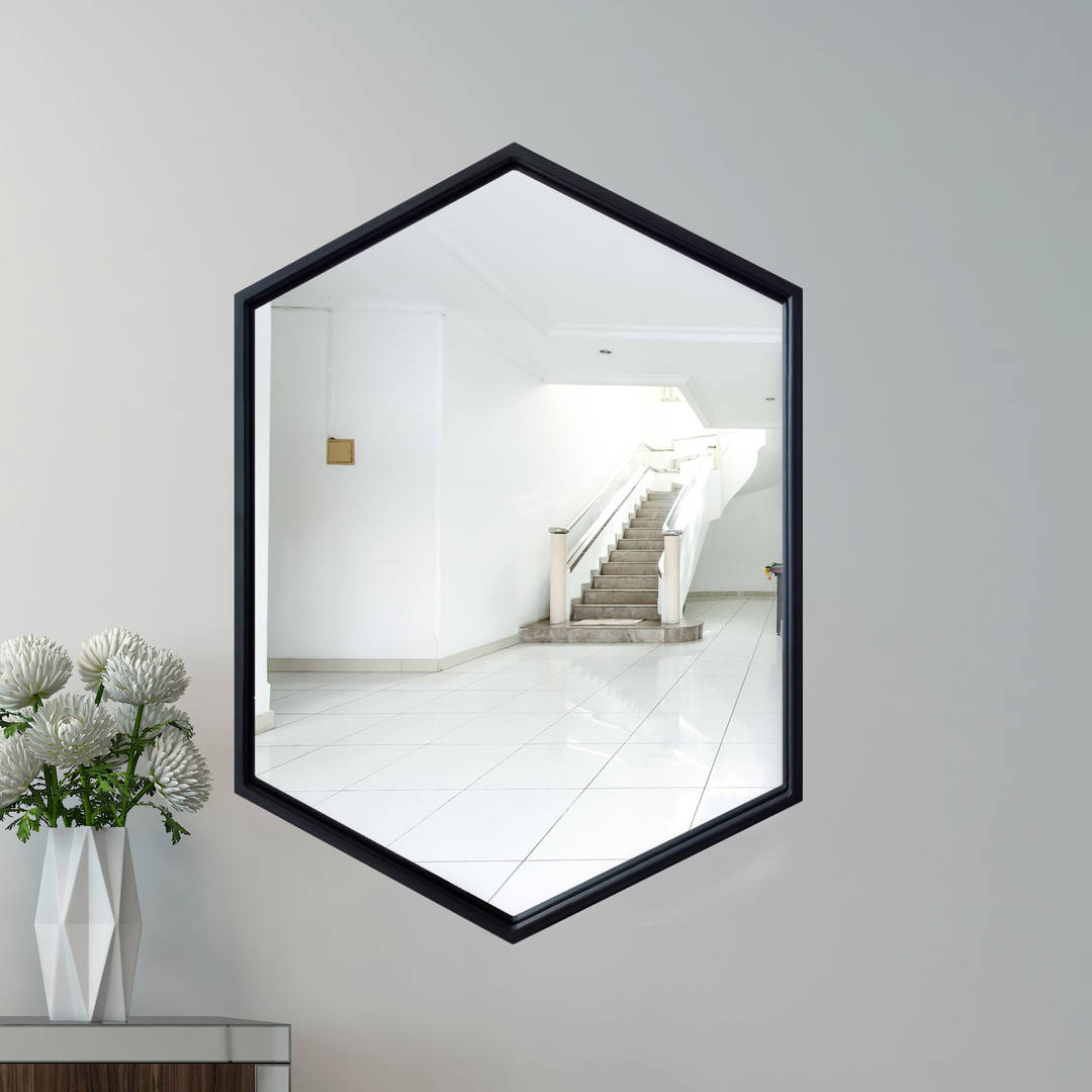 Hot Sale Modern Irregular Wall Mirrors with Metal Frame Colors to Choose From for Decorative Use - WOSEN Mirror