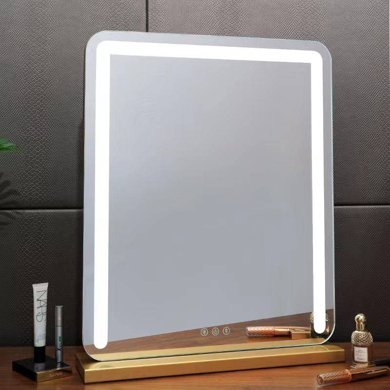 xzc2lt1rtwq7055.jpg Desktop Rechargeable Household Large Vanity Mirror With Smart Touch Screen Makeup Mirror LED Light square Mirror - WOSEN Mirror