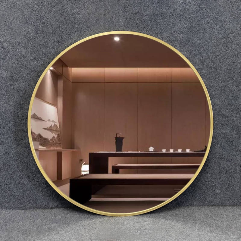 Customizable Modern-Style Eco-friendly Round Wall Mirror Made of EPS Material for Home or Hotel Use - WOSEN Mirror