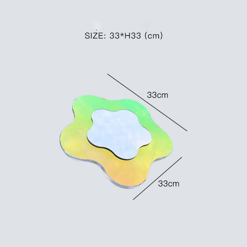 yc14vm3vlry9473.jpg Custom Modern Irregular Mirror Rainbow Photography Tool Acrylic Wall Art Mirror Home Decor Mirror - WOSEN Mirror