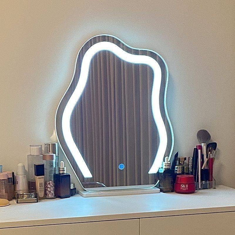 yhyjif0gsdl7082.jpg LED Vanity Mirror Cloud Shaped Desktop - WOSEN Mirror