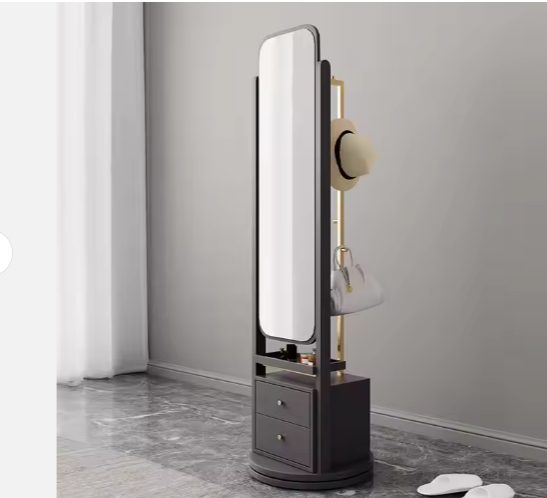 yk3e0udpg2k19326.png Full-Body Floor Dressing Mirror Stand for Bedroom and Bathroom Cosmetic Closets with Glass Door-for Living Room Cabinets - WOSEN Mirror