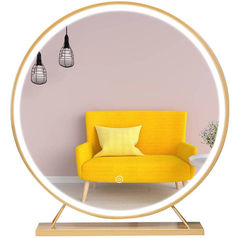 Smart Charging Mirror Cosmetic Mirror Desktop Led With Fill Light Net Red Ins Light Luxury Luminous Dressing Mirror - WOSEN Mirror