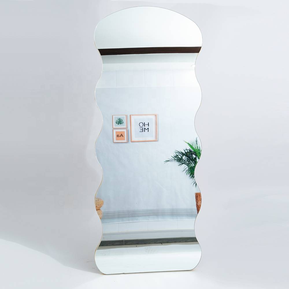 ytacdk1gxxv15408.jpg Factory Direct Selling Full Length Wavy Mirror Floor Standing Mirror with Pvc Frame - WOSEN Mirror