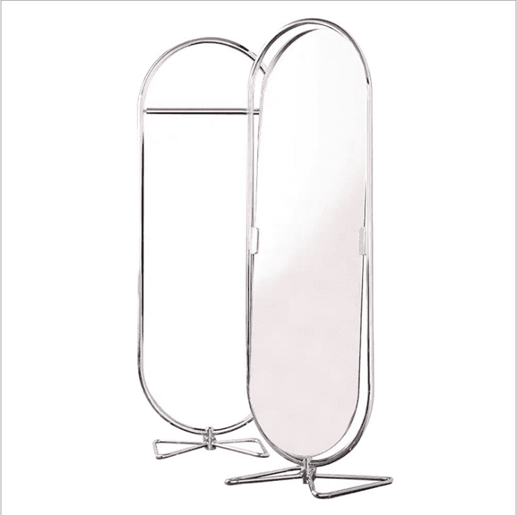 Designer Rotating Floor Mirror Makeup Mirror Ins Removable Full-length Mirror - WOSEN Mirror