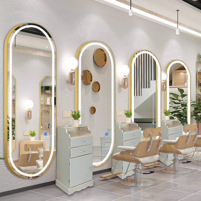 zn5bt0kaekc4499.jpg Hairdressing Furniture Styling Station Mirror Salon Mirror with Led Lights Barber Shop Mirrors - WOSEN Mirror